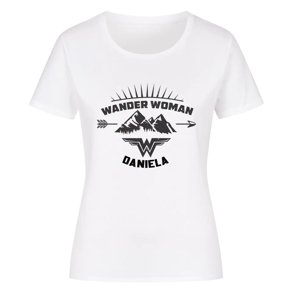Wander Woman Damen T-Shirt - personalisierbar