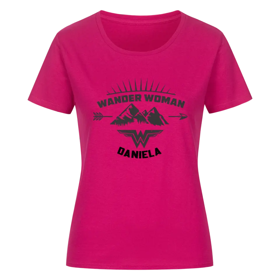 Wander Woman Damen T-Shirt - personalisierbar