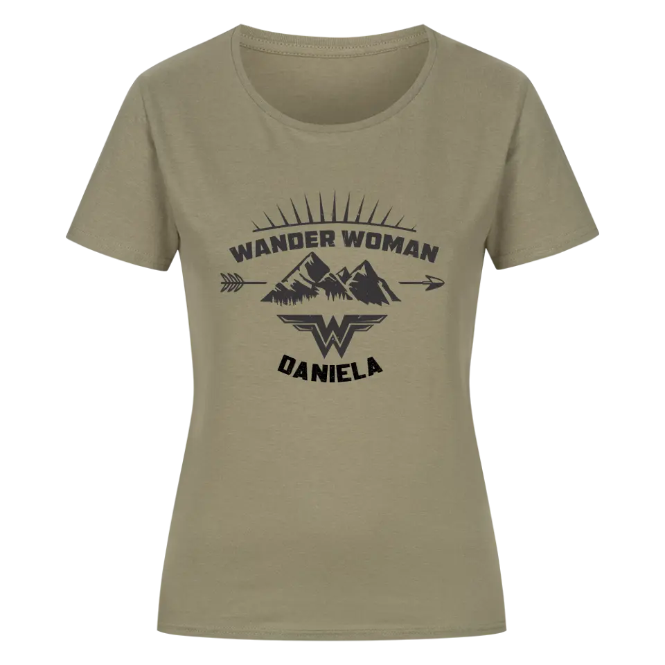 Wander Woman Damen T-Shirt - personalisierbar