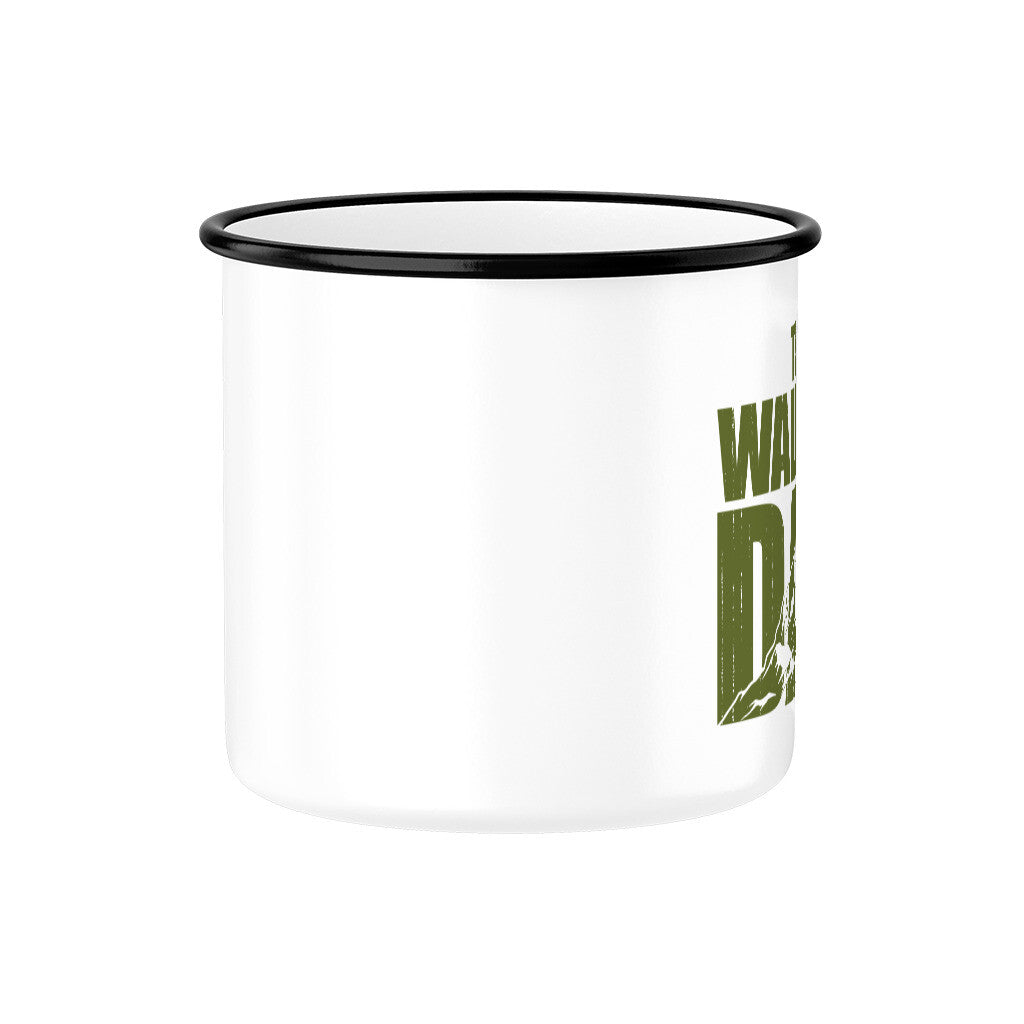 The Walking Dad Emaille Tasse