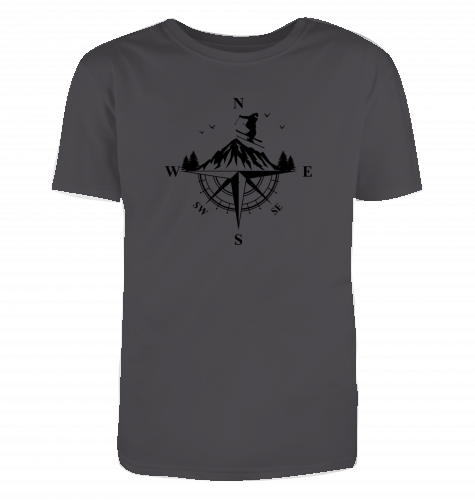 Herren Kompass Ski T-Shirt
