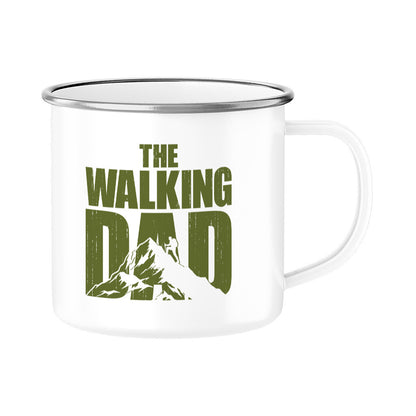 The Walking Dad Emaille Tasse