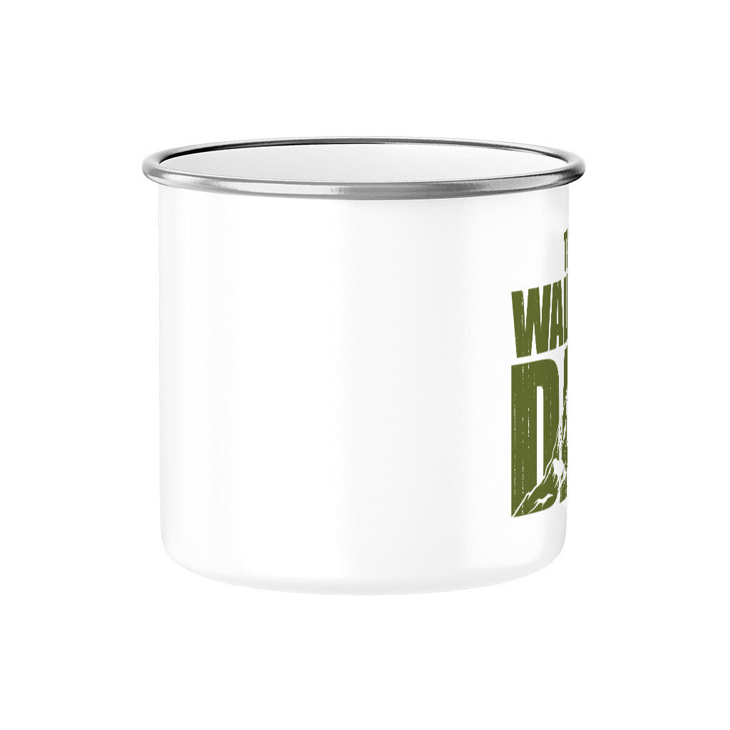 The Walking Dad Emaille Tasse