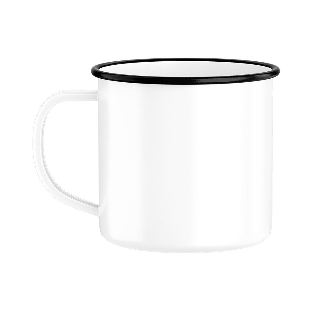 The Walking Dad Emaille Tasse