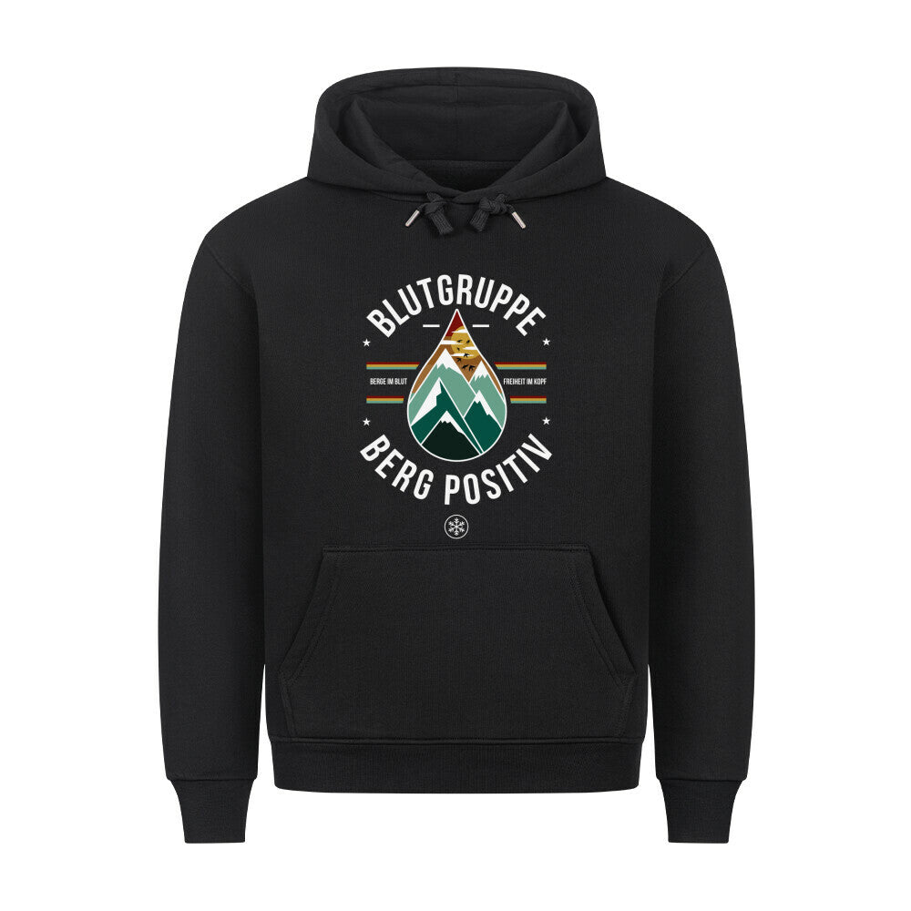 Blutgruppe Berg Positiv - Premium Hoodie