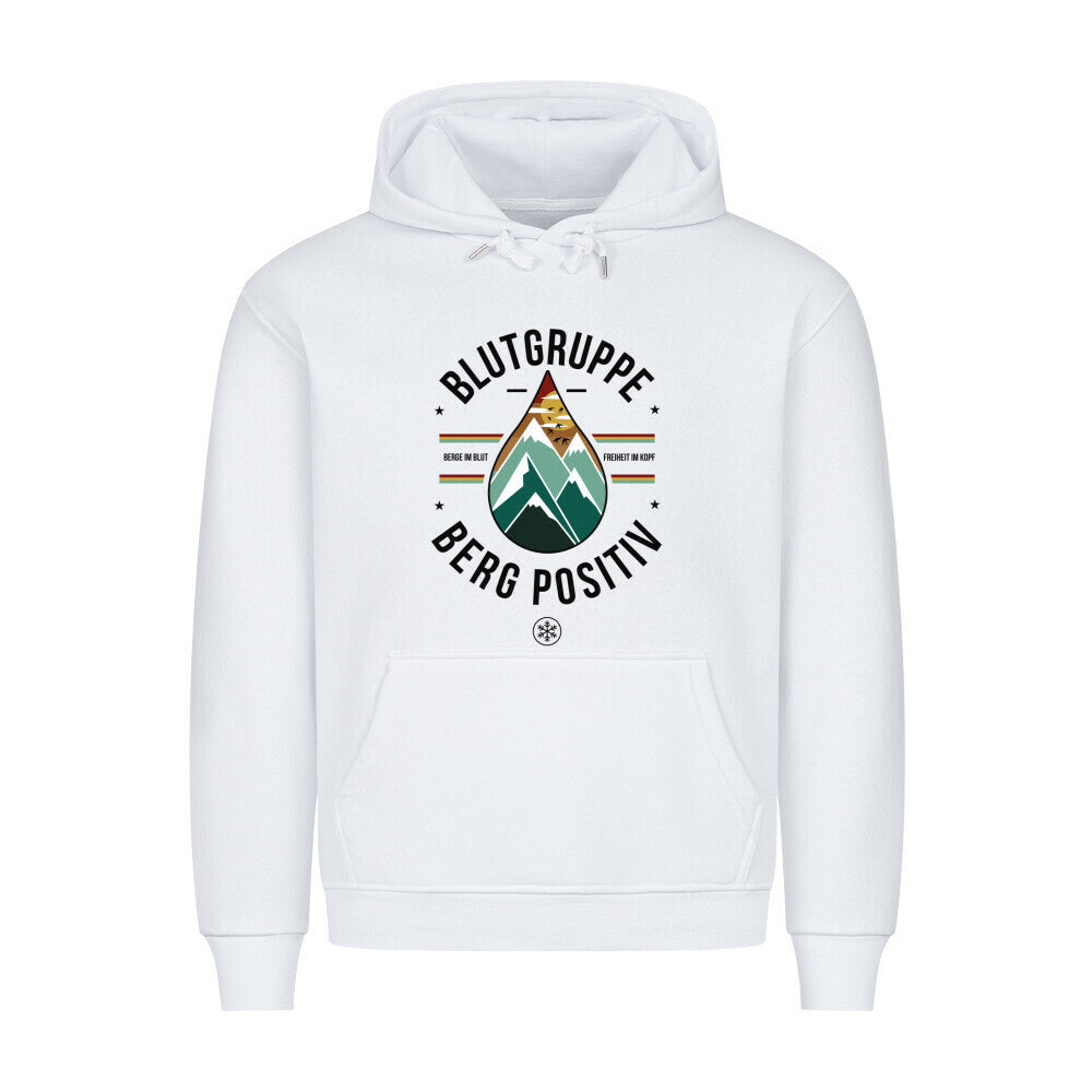 Blutgruppe Berg Positiv - Premium Hoodie