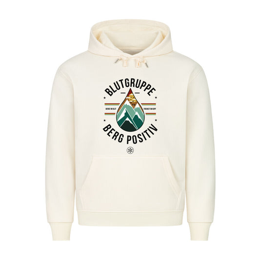 Blutgruppe Berg Positiv - Premium Hoodie