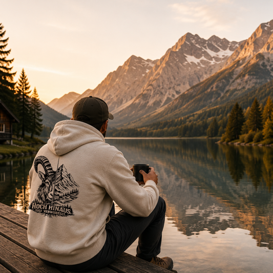 Hoch hinaus. Tief verwurzelt. - Premium Hoodie