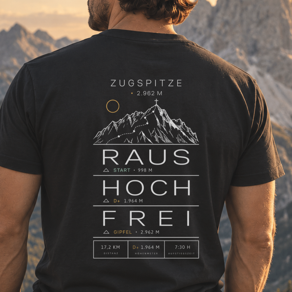 Zugspitze – Premium T-Shirt