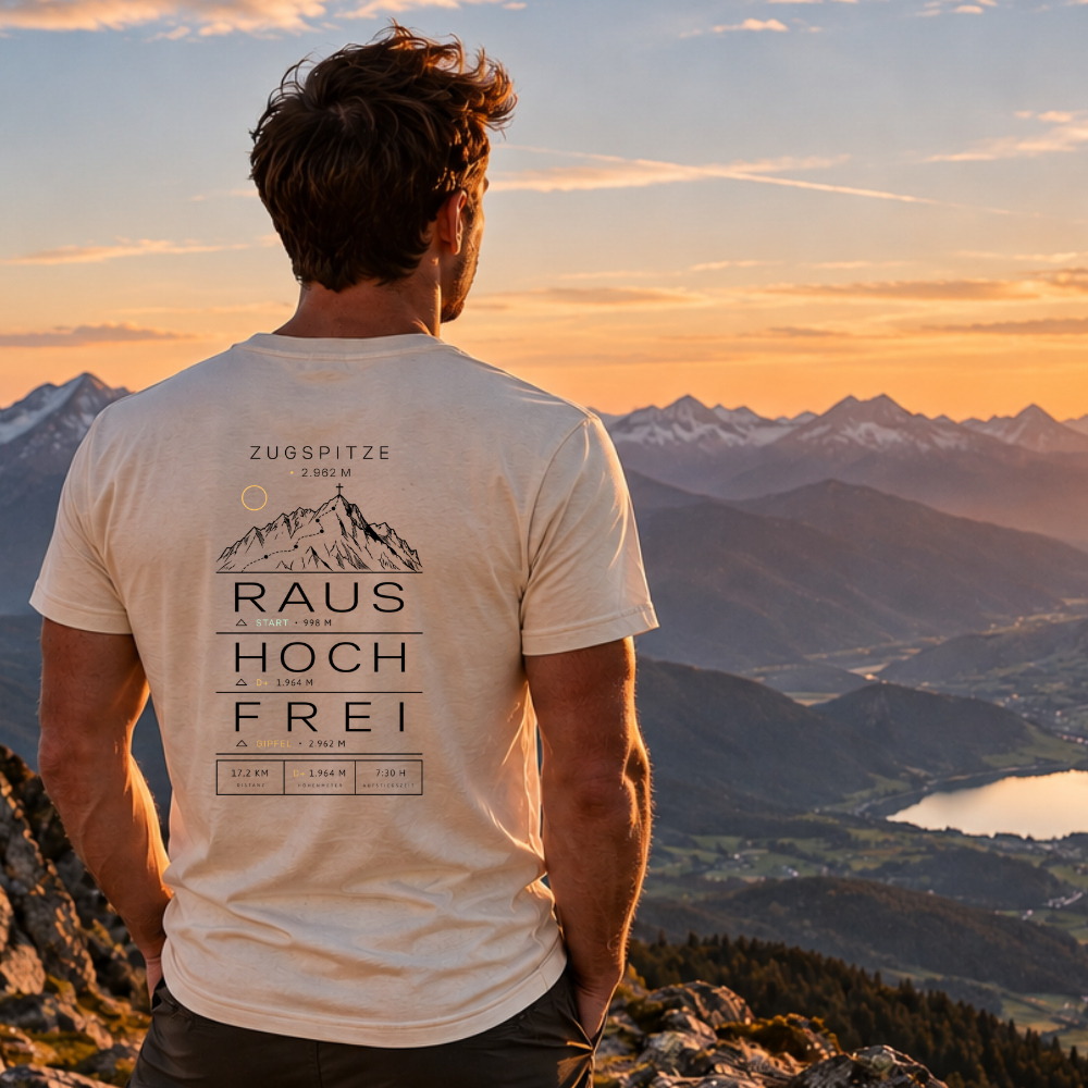 Zugspitze – Premium T-Shirt