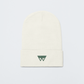 Beanie Logo Natur/Grün