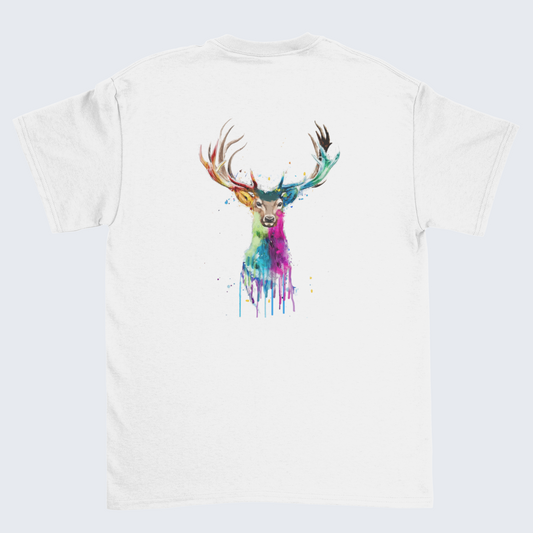Hirsch T-Shirt mit Logo Stick