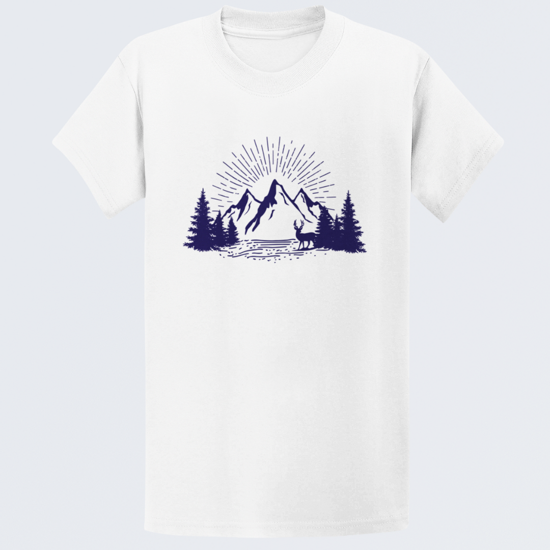 Blaue Berge Unisex T-Shirt